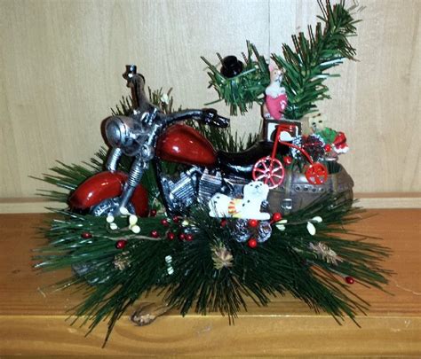 harley davidson christmas decorations|harley davidson decorations centerpiece.